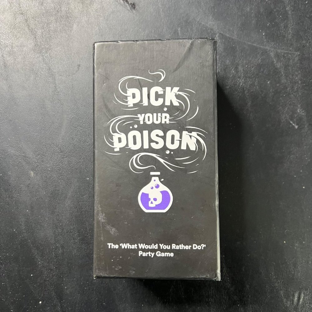 Pick Your Poison Card Game The “What Would You Rather Do?” Party Game
